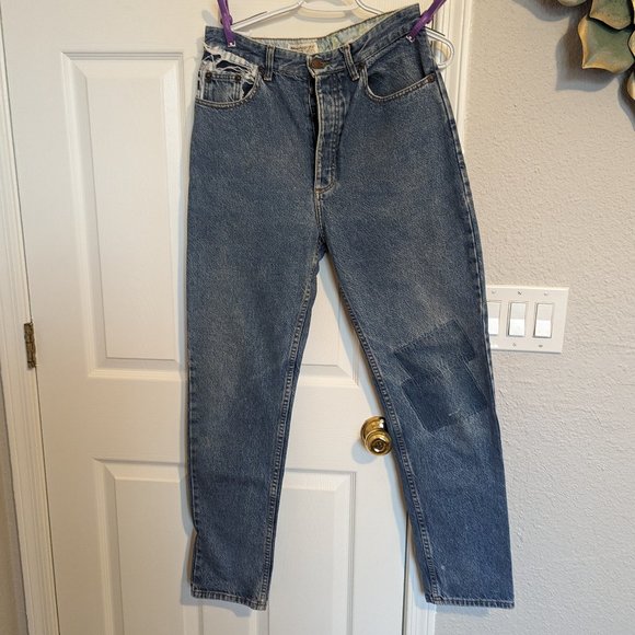 Banana Republic Denim - ORIGINAL 80s Banana Republic SAFARI & TRAVEL Jeans | Button Fly | 8 | Stonewash